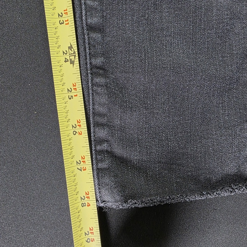 Judy Blue Jeans Womens 13/31 Black Slim Fit Distressed Raw Hem Stretch - Picture 6 of 16